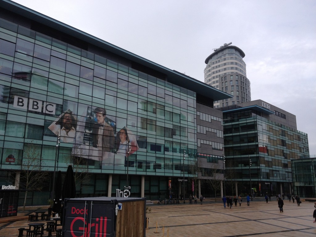 Part of the Media City UK campus.